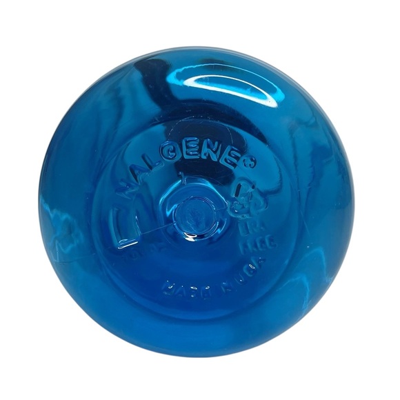 Nalgene Blue No BPA Water Bottle Narrow Mouth 32 oz Hiking Exercise USA Made - Picture 6 of 14